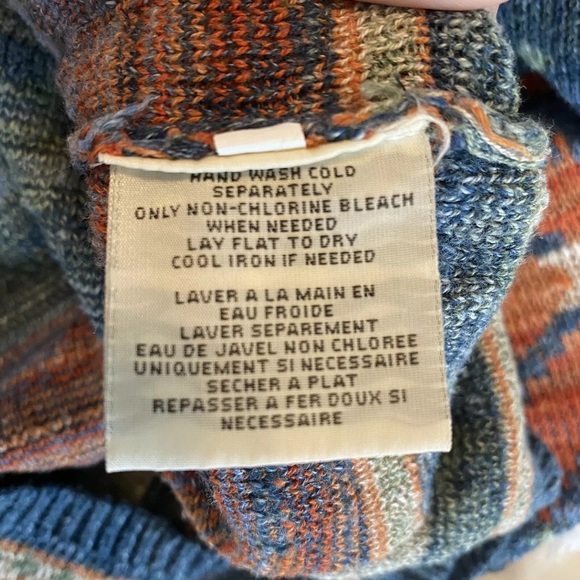 Ralph Lauren | Denim & Supply Womens Aztec Southwestern Geometric Sweater XL - Picture 8 of 8
